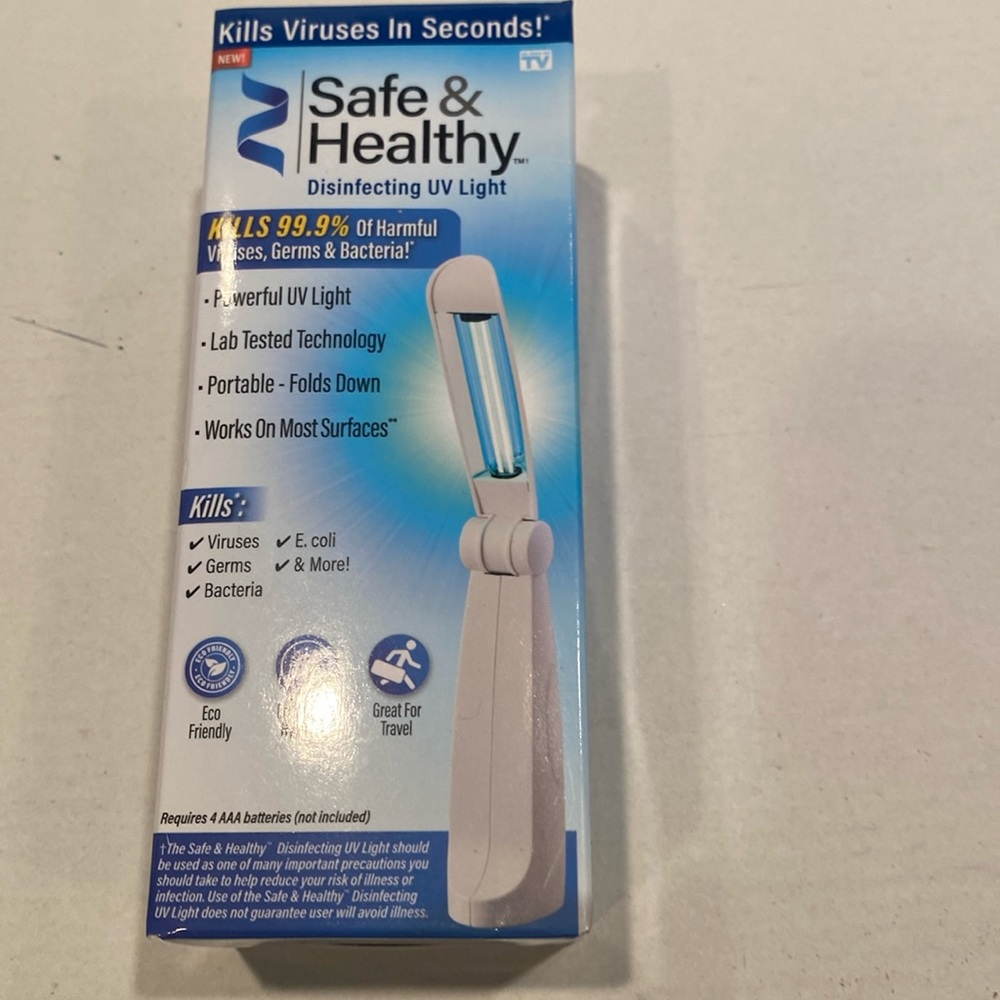 NIB Ontel Safe & Healthy Disinfecting UV Light